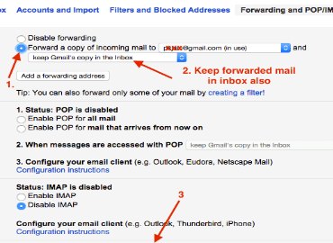 Gmail Auto Forwarding