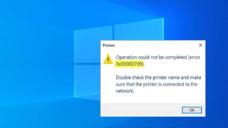 Printer Error 0x00000709 - Windows 7 / Windows 8 / Windows 10